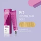 Стійка фарба для волосся Londa Professional Permanente Color Cremehaarfarbe 9/3 Дуже світлий блондин золотистий 60 мл - изображение 1