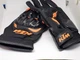Мото перчатки KTM с пальцами текстильные дышащие с костяшкой полный палец для эндуро, питбайка, мотокросса Черно-оранжевый XL - изображение 15