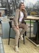 Жіночий велюровий спортивний костюм бежевий 70 - зображення 2