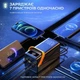 Павербанк 50000 mAh 120W зі швидкою зарядкою та вбудованим кабелем портативний зовнішній акумулятор (чорний) - зображення 11