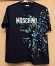 Чоловіча футболка батальна Moschino синій бавовна 6ХL (1060) - изображение 1