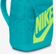 Рюкзак Nike NK ELMNTL BKPK - HBR 21L бирюзовый Универсальный 48х30х15 см - изображение 8