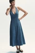 Джинсова сукня халтер Zara 1957/281 XS - зображення 1