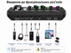 Профессиональный беспроводной микрофон-микшер Bluetooth USB звуковая карта для ПК конденсаторный микрофон для стримов и записи звука - изображение 2