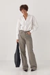Классическая рубашка с розами на пуговицах Lurex Молочный One Size (25301) - изображение 3