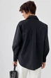 Классическая рубашка с розами на пуговицах Lurex Черный One Size (25301) - изображение 2