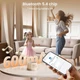 Магнитная Bluetooth-колонка 3-в-1 с беспроводной зарядкой 15W и держателем для телефона (Бежева) - изображение 3