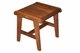 Столик кавовий Victoria side table 450x450 мм з червоного дерева Мербау - зображення 1