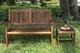 Столик кавовий Victoria side table 450x450 мм з червоного дерева Мербау - зображення 2