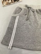 Трикотажная юбка для девочки Mevis серая 2695-01 134 см - изображение 6