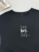 Футболка для девочки Фламинго HEY черная 787-417 158 - изображение 5