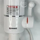 Кран водонагреватель электрический проточный 3000W для кухни и ванной комнаты с мгновенным нагревом воды и индикатором нагрева, нижним подключением и поворотным гусаком Белый, SX-305-N - изображение 4