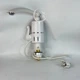 Кран водонагреватель электрический проточный 3000W для кухни и ванной комнаты с мгновенным нагревом воды и индикатором нагрева, нижним подключением и поворотным гусаком Белый, SX-305-N - изображение 8
