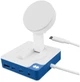 Hub USB Hyper HyperDrive Flex MagCharge USB-C Hub White/Blue (HD8100BUGL) - obraz 1