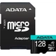 Карта памяти ADATA 128GB microSD class 10 UHS-I U3 V30 A2 Premier Pro SD 6.0 (AUSDX128GUI3V30SA2-RA1) - изображение 1