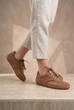 Кроссовки женские Where Uwear Натуральная замша рыжие 351087_41 (26 см) - изображение 1
