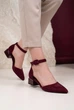 Босоножки женские Where Uwear бордовые 351041_36 (23.5 см) - изображение 1