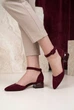 Босоножки женские Where Uwear бордовые 351041_41 (26 см) - изображение 2