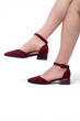 Босоножки женские Where Uwear бордовые 351041_36 (23.5 см) - изображение 4