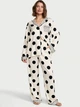 Піжама (сорочка + штани) Victoria's Secret Signature Satin Long Pajama Set S Regular Білий (27303273) - зображення 1