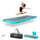 Надувний коврик Airtrack inSPORTline Airstunt 300x100x10 см, сіро-бірюзовий - зображення 1