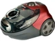 Пилосос Edler ED-1808RB, Black/Red, 1400W, мішковий, об'єм пилезборника 2л, багаторазовий мішок, насадки універсальна щітка підлога/килим, щілинна, 2 металеві трубки, шнур 3.2 м - изображение 1