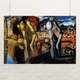 Постер Метаморфозы Нарцисса, Сальвадор Дали, Salvador Dalí, Metamorphosis of Narcissus, A3 28×42 см (id6097) - изображение 1
