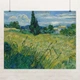 Постер Поле с зелёной пшеницей и кипарисом, Ван Гог, Vincent van Gogh, Green Field, A3 30×37 см (id3035) - изображение 1
