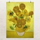 Постер Подсолнухи, Винсент ван Гог, Vincent van Gogh, Sunflowers, интерьерный декор, A3 40×30 см (id6654) - изображение 1