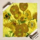 Постер Подсолнухи, Винсент ван Гог, Vincent van Gogh, Sunflowers, интерьерный декор, A3 40×30 см (id6654) - изображение 4