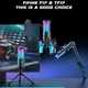 Игровой микрофон Fifine F17, Студийный микрофон с RGB подсветкой, Микрофон для стримов, Gaming Microphone - изображение 3