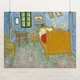 Постер Спальня в Арли, Винсент ван Гог, Vincent van Gogh, The Bedroom, A3 30×38 см (id6656) - изображение 1