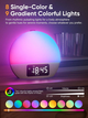 Световой будильник Wake Up Light YF-01 bluetooth-динамик с имитацией восхода и заката Белый - изображение 3