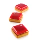 Набор форм для тартов SQUARE Silikomart (KIT TARTE RING SQUARE 80x80 MM) - изображение 1