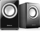 Колонка портативна Real-El S-215 Black, 2 x 3 Вт, МДФ, живлення від USB - зображення 3