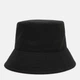 Панама льняная однотонная Bucket Hat Fortune 56-57 Черный - изображение 3