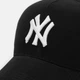Бейсболка американка хлопковая с логотипом NY Fortune 51-52 Черный - изображение 3