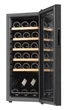 Холодильник Philco для вина, 77x34.5x45, холод.відд.-50л, зон - 1, бут-18, диспл, підсвітка, дерев'яні полиці, чорний - зображення 2