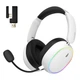 Навушники бездротові Hator Phoenix 2 Wireless Bluetooth 5.4 + USB-ресивер 45h White (ESH41) - зображення 1