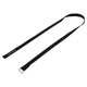 Ремень для йоги пояс для занятий йогой и пилатеса Bloom Yoga Strap 7088 размер 183x3,2см Black - зображення 2