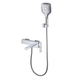 Змішувач для ванни з коротким зливом KOER KB-41009-04 хром-білий KR5985 - зображення 1