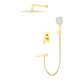 Душова система вбудована Koer KB-66009-12 3 функціі (Колір матове золото) (KR5992) - зображення 1
