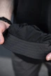 Мужская Панама Из Крашеной Ткани Плащевки Черная Without L (392333) - изображение 3