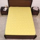 Простынь на резинке (160*200*25) жёлтая геометрия №661094yellow - изображение 1