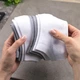 Носки женские 12 пар летние «White&Grey» короткие хлопок премиум сегмент размер 39-42 - изображение 2