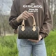 Брендова жіноча сумка Louis Vuitton Nano Speedy Mini боченок с ручками и ремнем через плечо - изображение 3