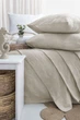 Бамбукове покривало із наволочками Saheser Zeta Beige 240*260см + дві наволочки 50×70см - зображення 2