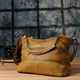 Практичная женская сумка из натуральной кожи Vintage 22991 Желтый - изображение 11