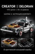 Конструктор Icons 10300 | DELORIAN | Машина часу з фільму «Назад у майбутнє» (1872 деталі) - зображення 1