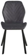 Комплект стульев для кухни и гостиной Zora Аура 2 шт Серый/Черный (AU2-GRV-BLK) - изображение 2